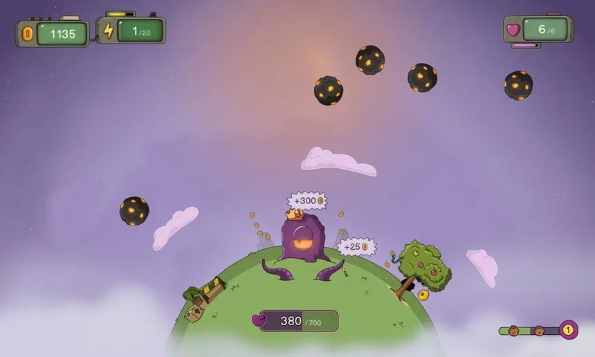 Скриншот 1 к игре Tiny Planets: Dream Defender