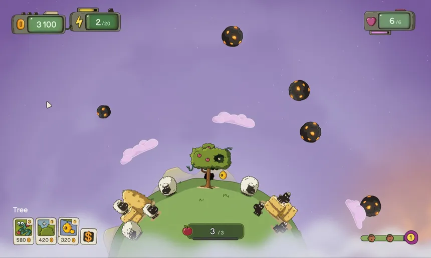 Скриншот 4 к игре Tiny Planets: Dream Defender