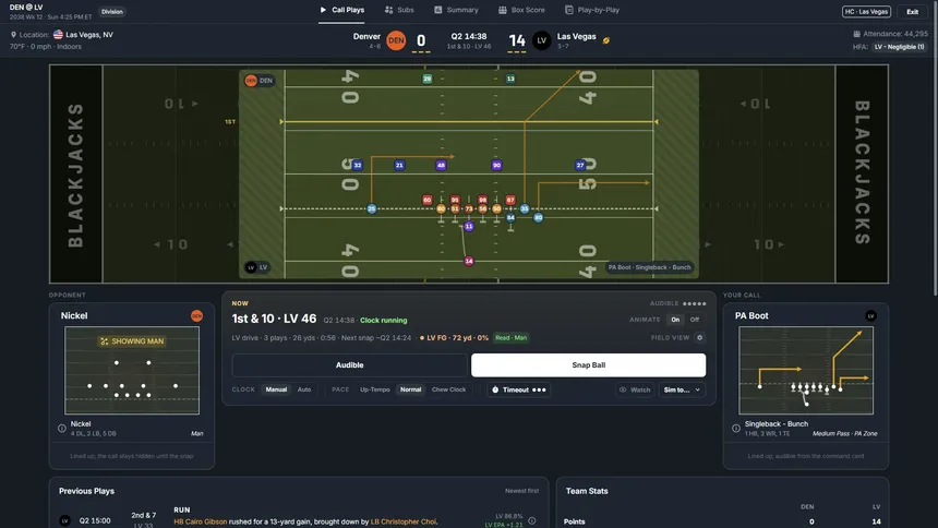 Скриншот 4 к игре Pro Football Dynasty