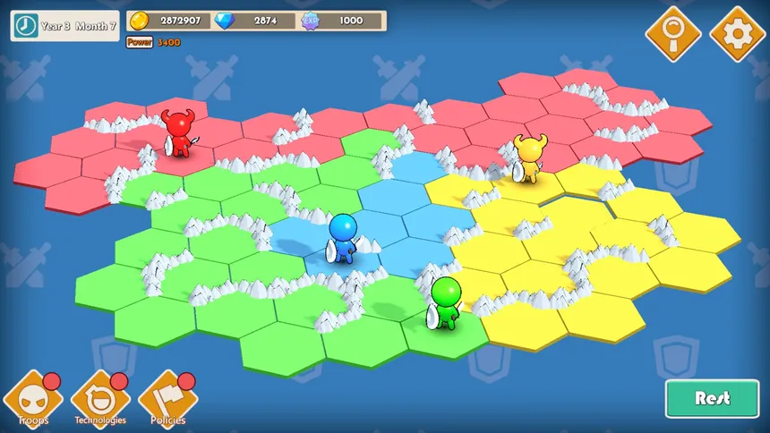 Скриншот 1 к игре Color War