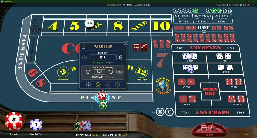 Скриншот 2 к игре Knave Craps