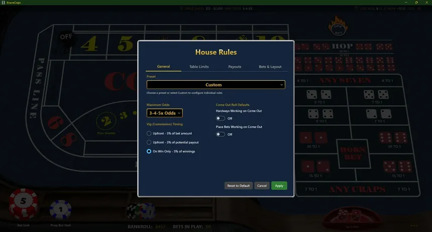 Скриншот 6 к игре Knave Craps