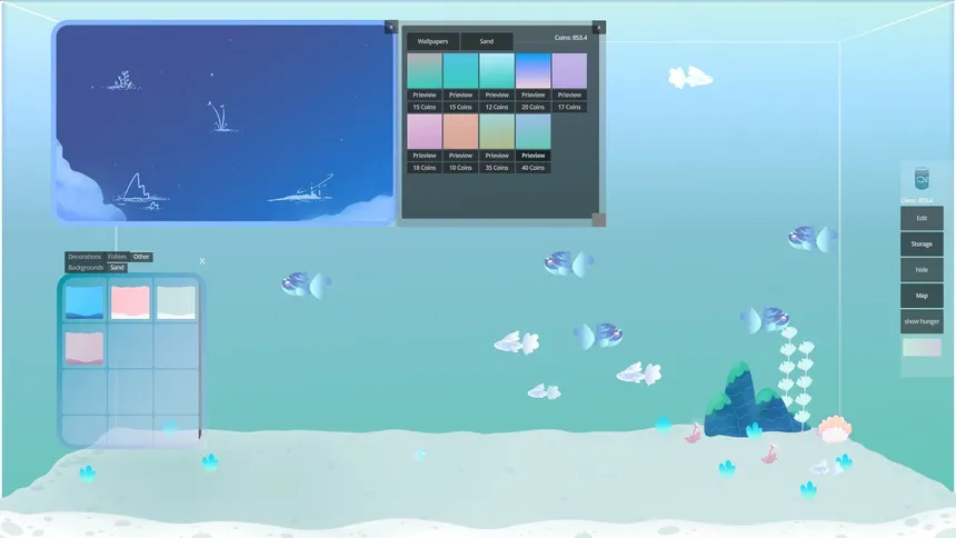 Скриншот 2 к игре Moon Fishies