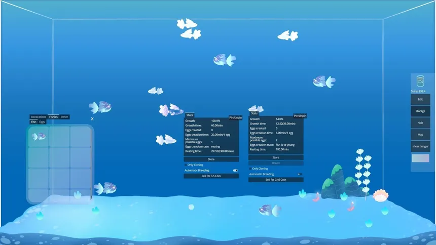 Скриншот 3 к игре Moon Fishies