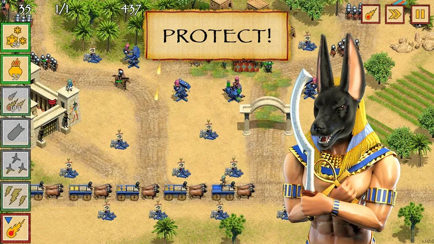 Скриншот 2 к игре Defense of Egypt: Cleopatra Mission