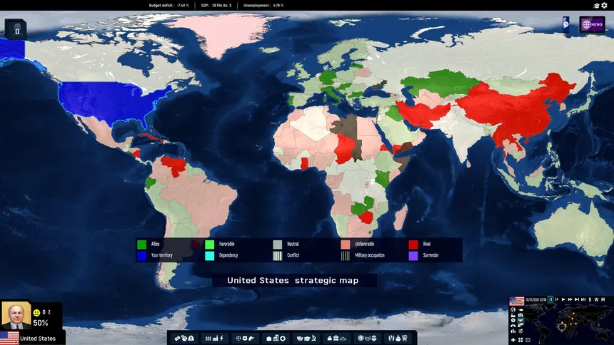 Скриншот 6 к игре Geo-Political Simulator 2026 Edition