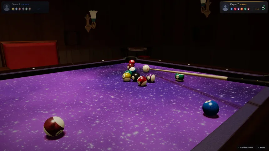 Скриншот 1 к игре 8 Ball Pro Online