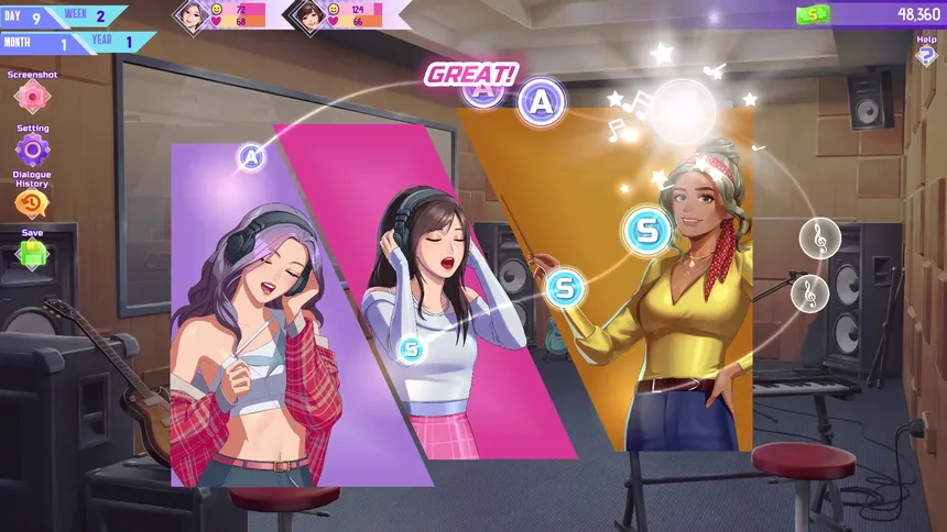 Скриншот 2 к игре K-pop Idol Stories: Road to Debut