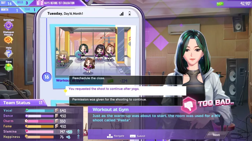Скриншот 3 к игре K-pop Idol Stories: Road to Debut