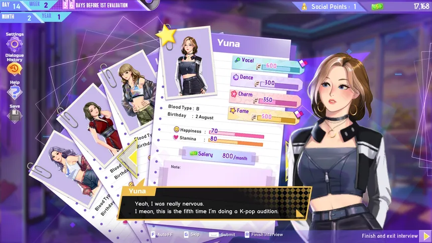 Скриншот 8 к игре K-pop Idol Stories: Road to Debut