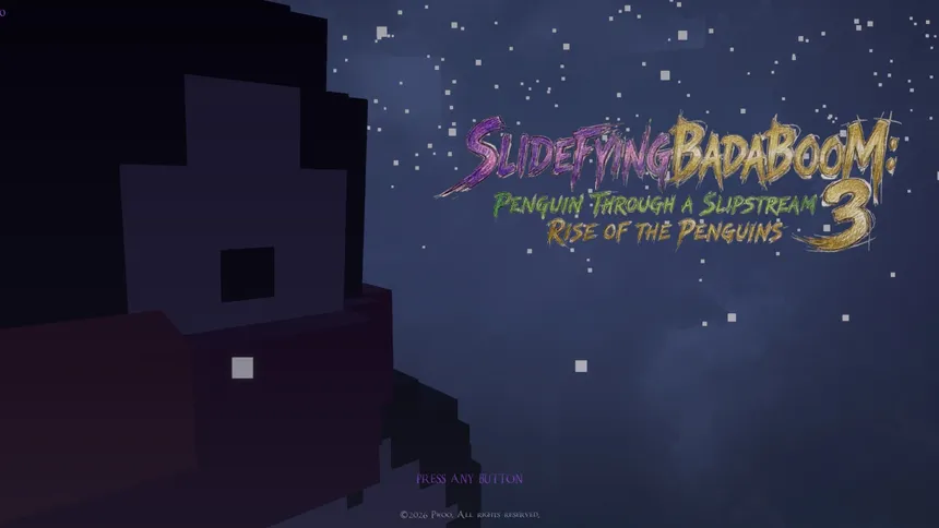 Скриншот 1 к игре SlidefyingBadaBoom Penguin through a Slipstream: Rise of the Penguins 3