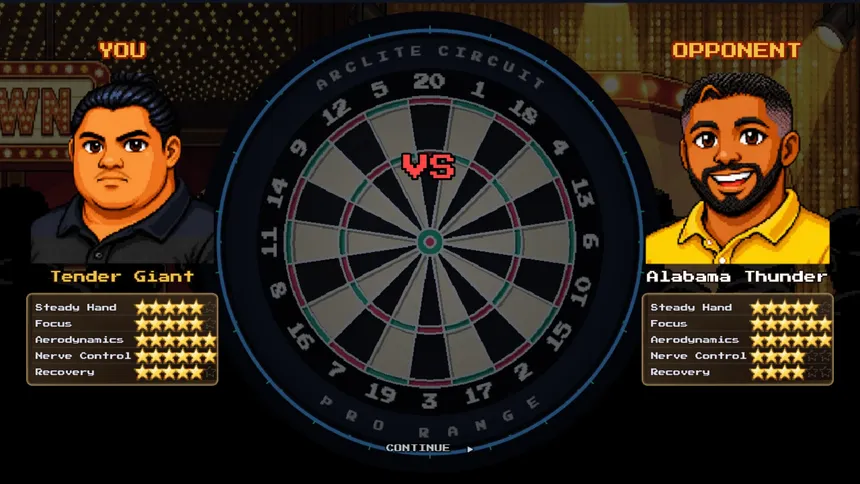 Скриншот 1 к игре Pixel Darts: From Pub to Glory