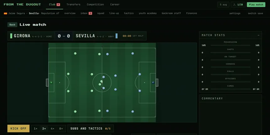 Скриншот 2 к игре FROM THE DUGOUT