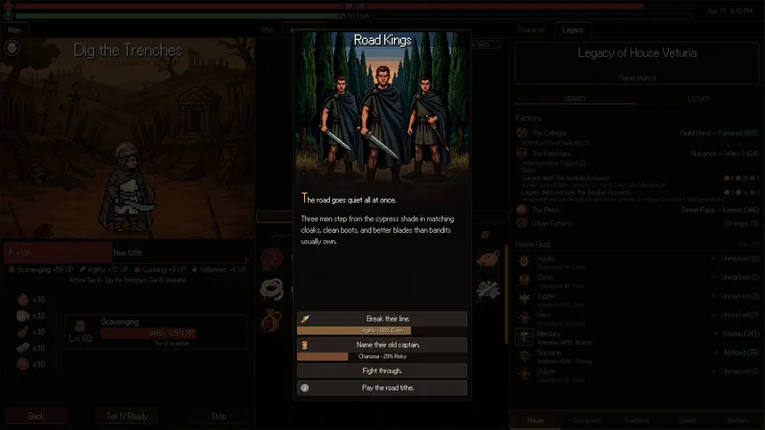 Скриншот 3 к игре Rome Idle: Legacy