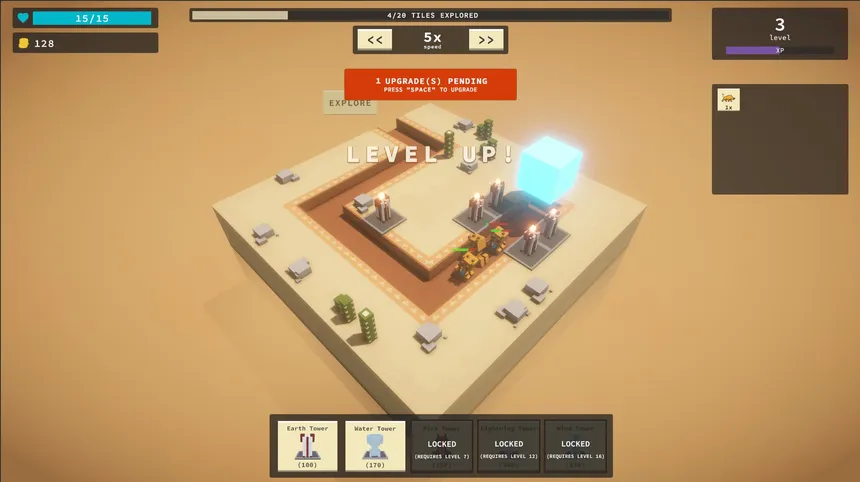 Скриншот 2 к игре Rogue Cube Defense