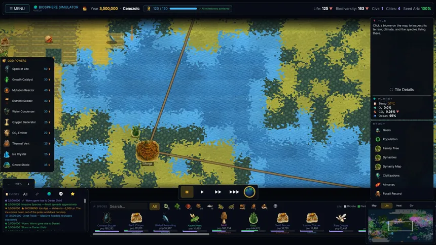 Скриншот 3 к игре Biosphere Simulator