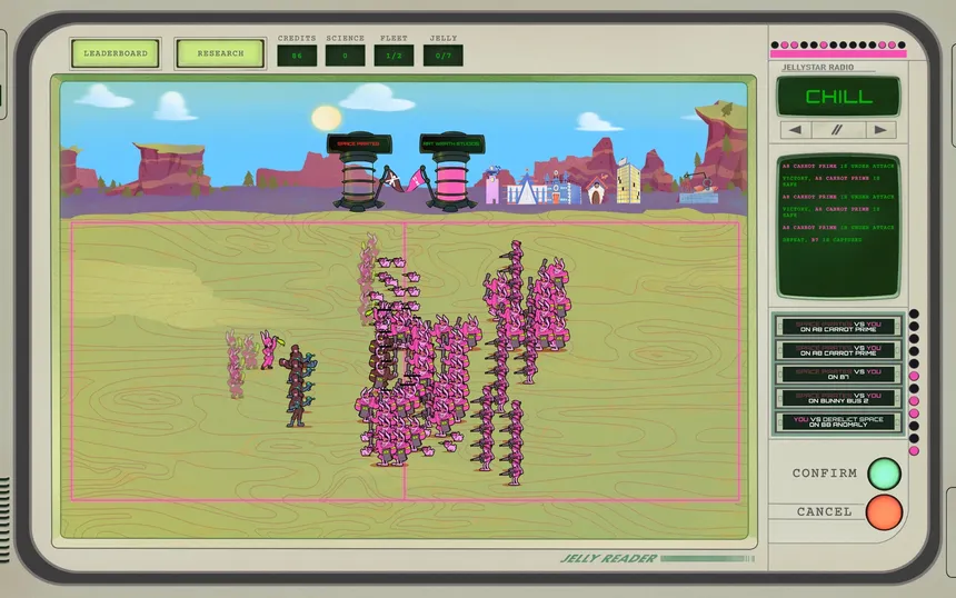Скриншот 1 к игре Jellystar Empires: When Space Bunnies Attack!!