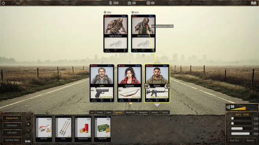 Скриншот 1 к игре Tabletop Survivors