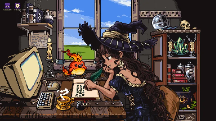 Скриншот 1 к игре Occult Office: Lofi Rituals