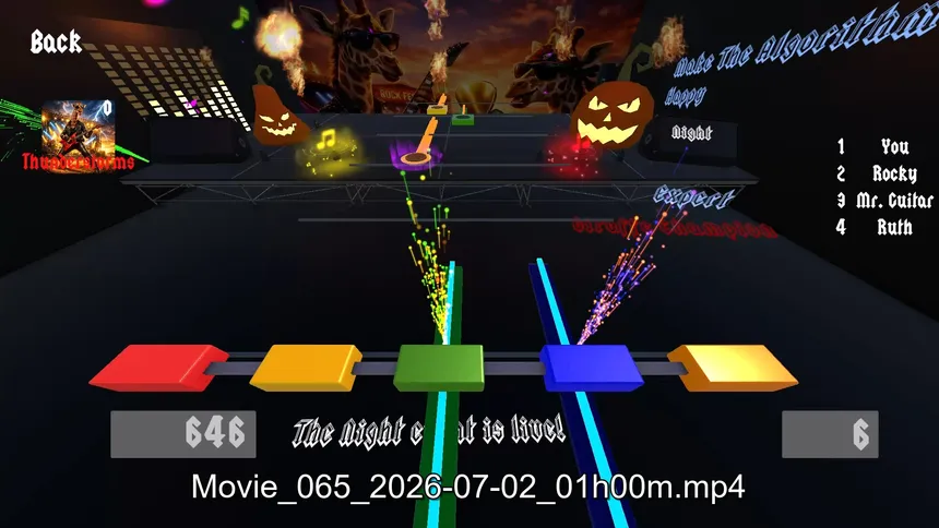 Скриншот 3 к игре Giraffe Champion 3: Halloween Party & The Ghost Guitar