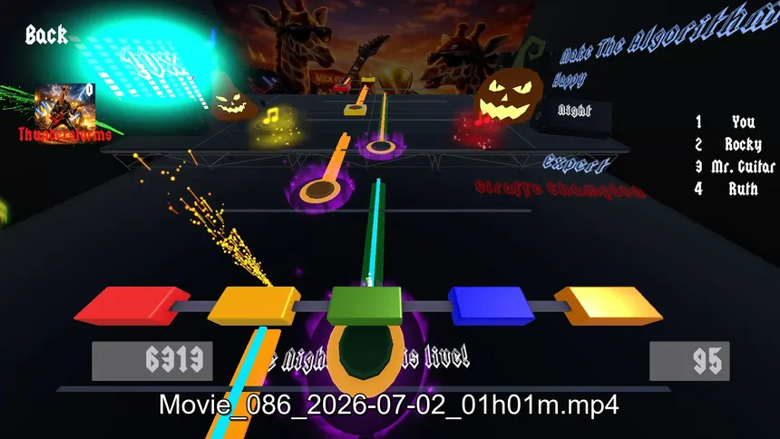 Скриншот 6 к игре Giraffe Champion 3: Halloween Party & The Ghost Guitar
