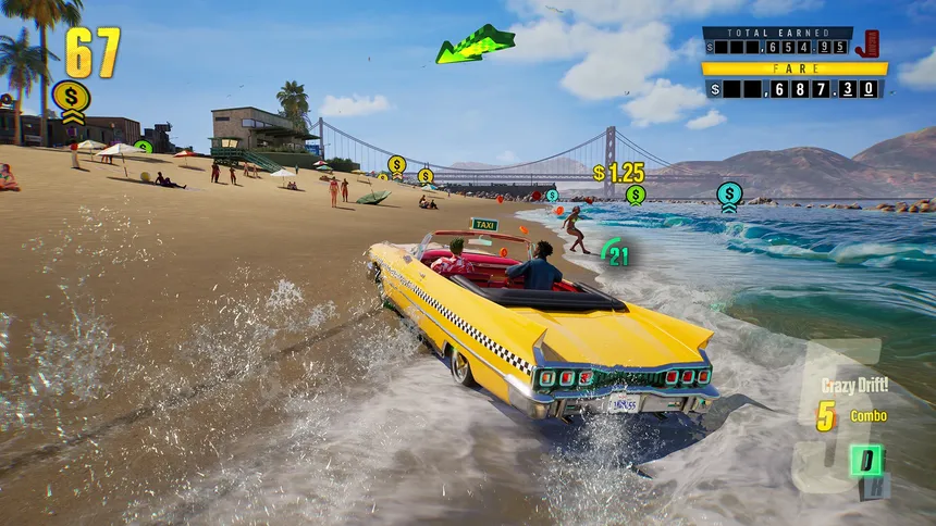 Скриншот 2 к игре Crazy Taxi: World Tour