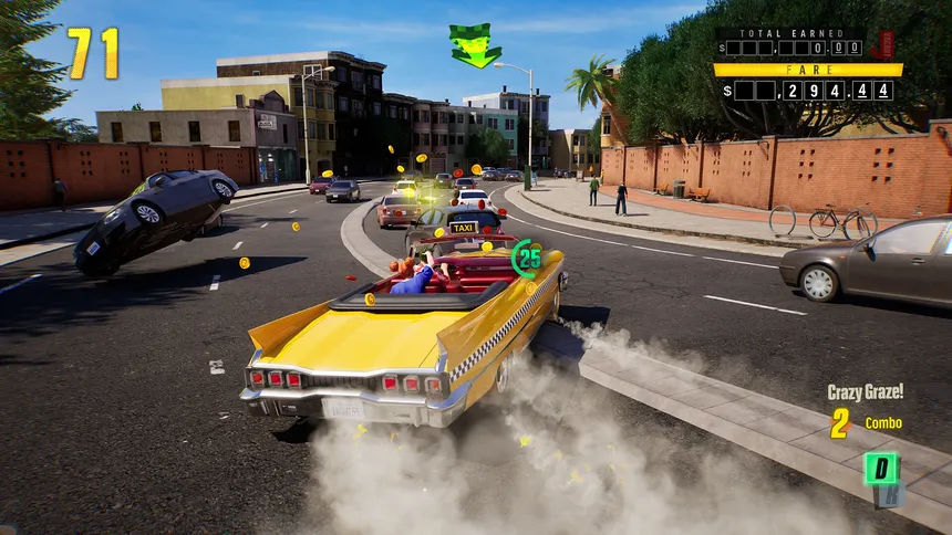 Скриншот 4 к игре Crazy Taxi: World Tour