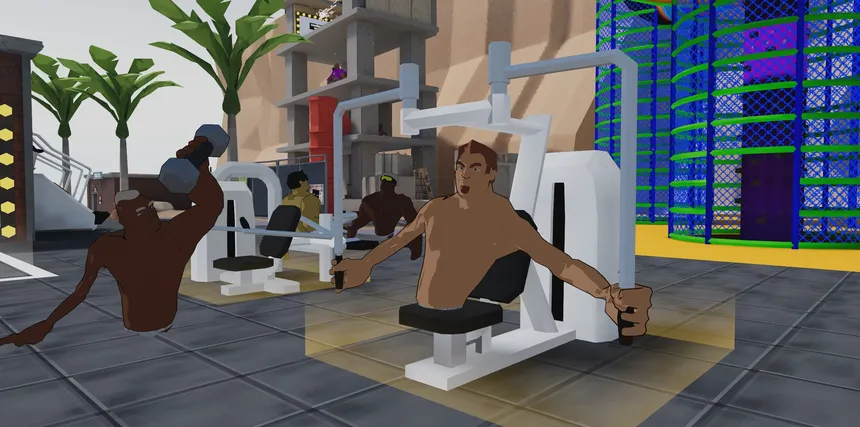 Скриншот 4 к игре Gym Bros: LooksMaxx