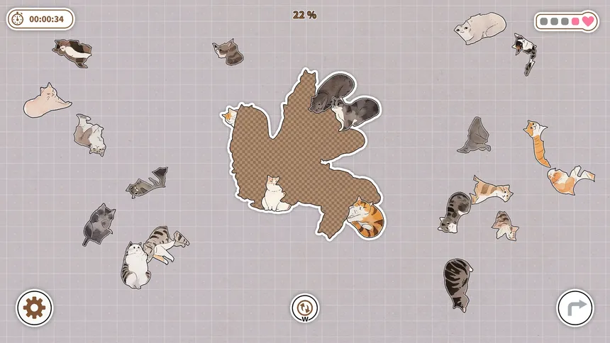 Скриншот 8 к игре Cats Huddled Together 挤在一起的猫猫们