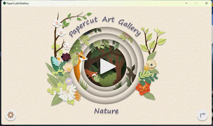 Скриншот 7 к игре Papercut Art Gallery-Nature
