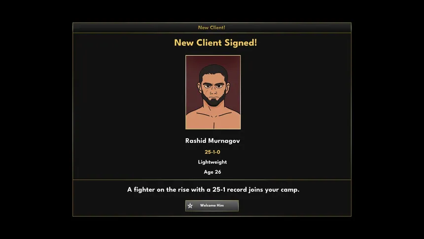 Скриншот 7 к игре Elite MMA Manager