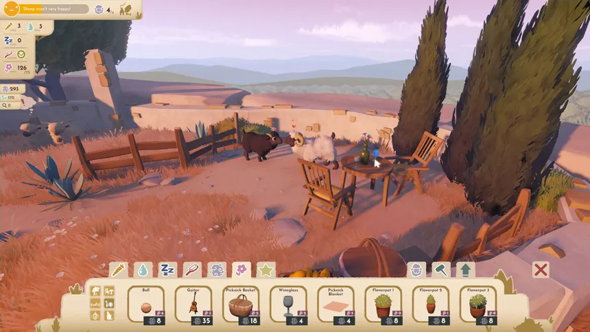 Скриншот 7 к игре Little Sheep Valley – Cozy ranch-builder