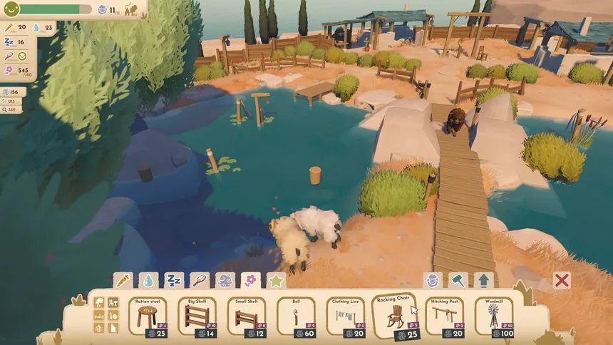 Скриншот 8 к игре Little Sheep Valley – Cozy ranch-builder