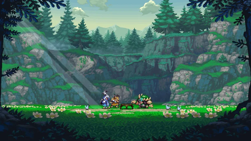 Скриншот 1 к игре Vikings On Trampolines