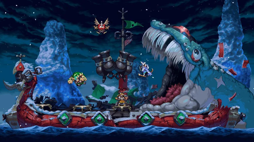 Скриншот 2 к игре Vikings On Trampolines