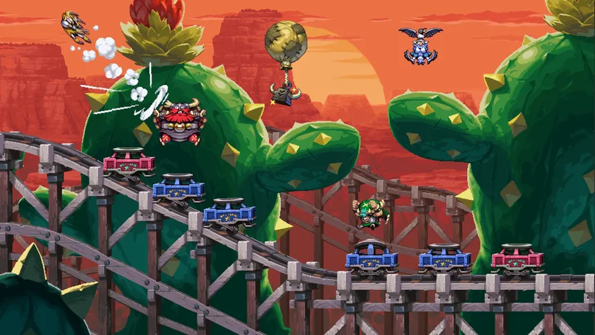 Скриншот 3 к игре Vikings On Trampolines