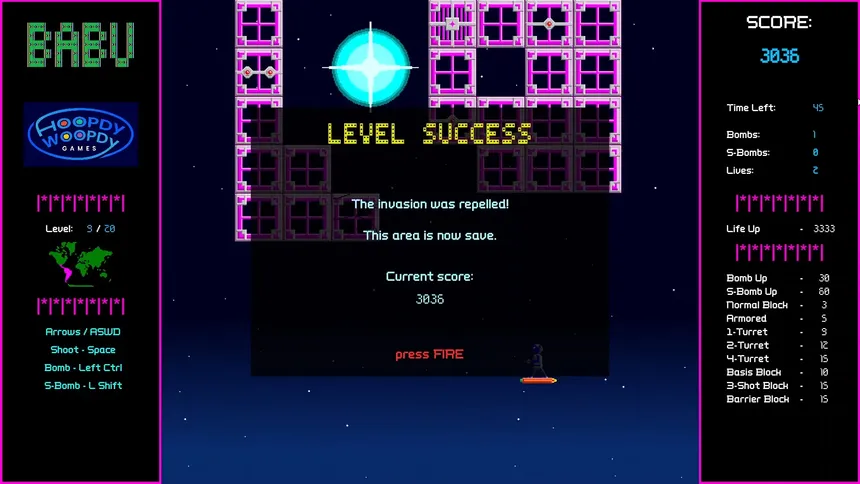 Скриншот 2 к игре BABU - Blow All Blocks Up!