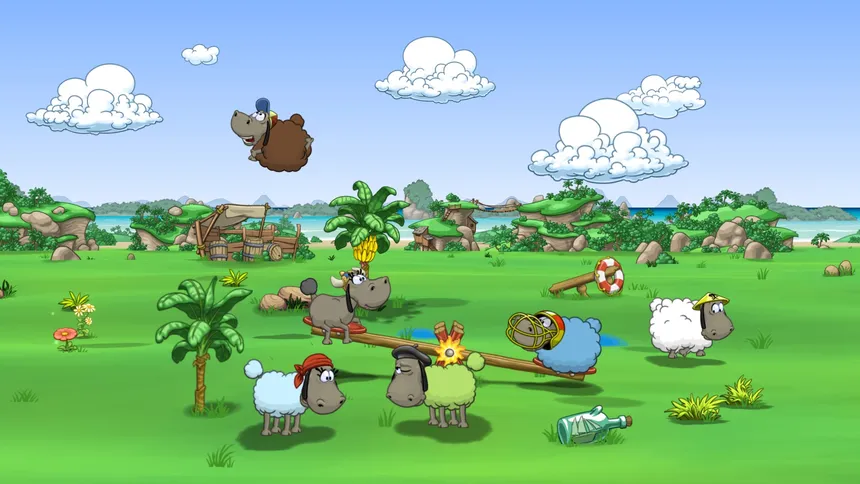 Скриншот 1 к игре Clouds & Sheep 2