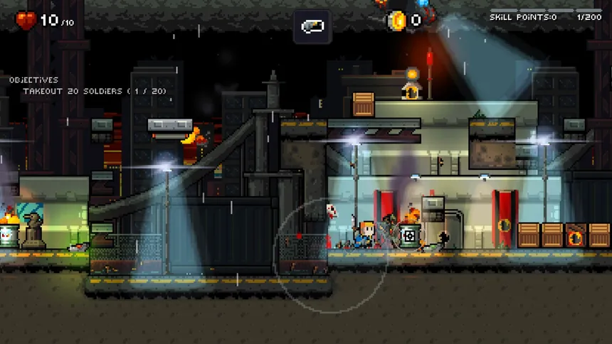 Скриншот 1 к игре Gunslugs : Rogue Tactics