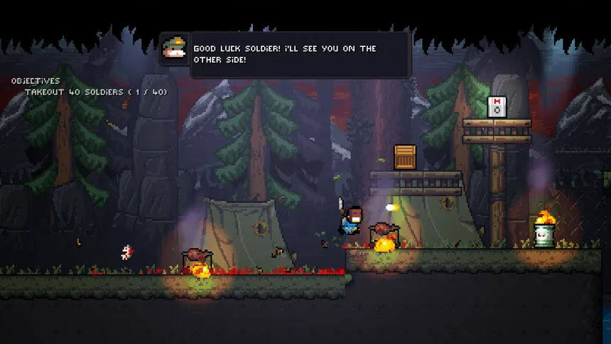 Скриншот 4 к игре Gunslugs : Rogue Tactics