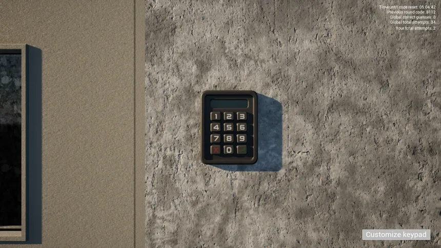 Скриншот 1 к игре Keypad Simulator