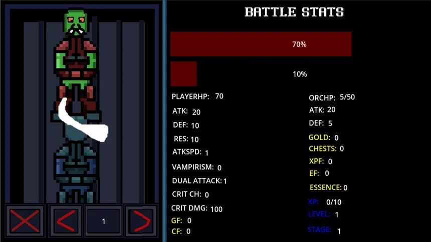 Скриншот 2 к игре AUTO_BATTLER_RPG