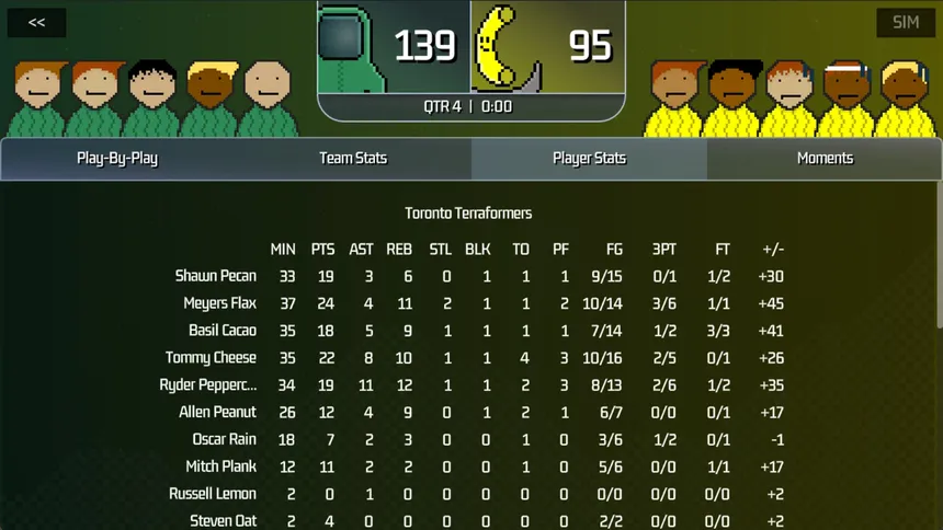Скриншот 2 к игре Hoops Ahead: Basketball Manager