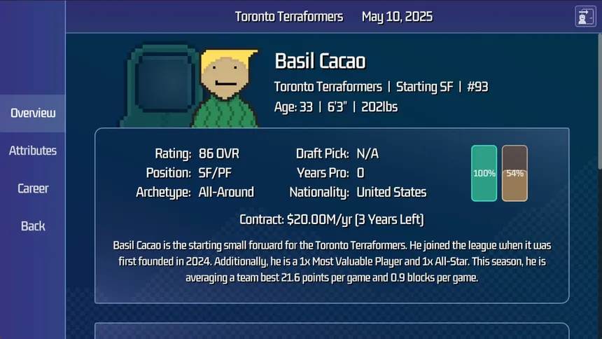 Скриншот 6 к игре Hoops Ahead: Basketball Manager