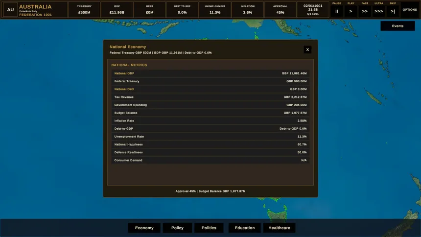 Скриншот 3 к игре Australia: Federation 1901
