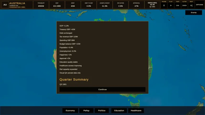 Скриншот 4 к игре Australia: Federation 1901