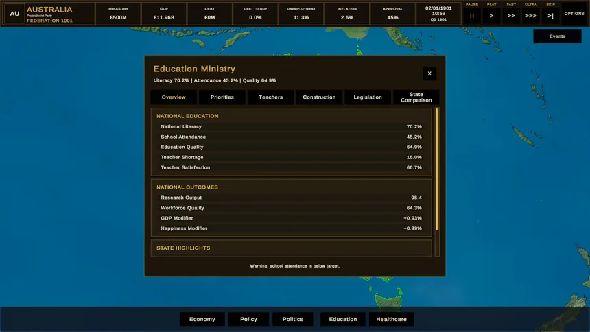 Скриншот 5 к игре Australia: Federation 1901