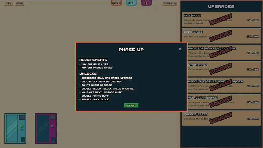 Скриншот 3 к игре Idle Block Breaker