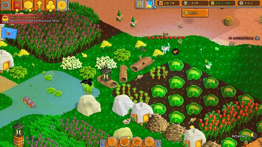 Скриншот 1 к игре Horticular: Build a Garden, Attract Wildlife