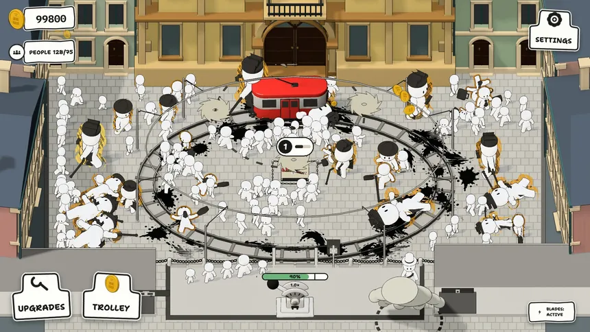 Скриншот 3 к игре Not a Trolley Problem!